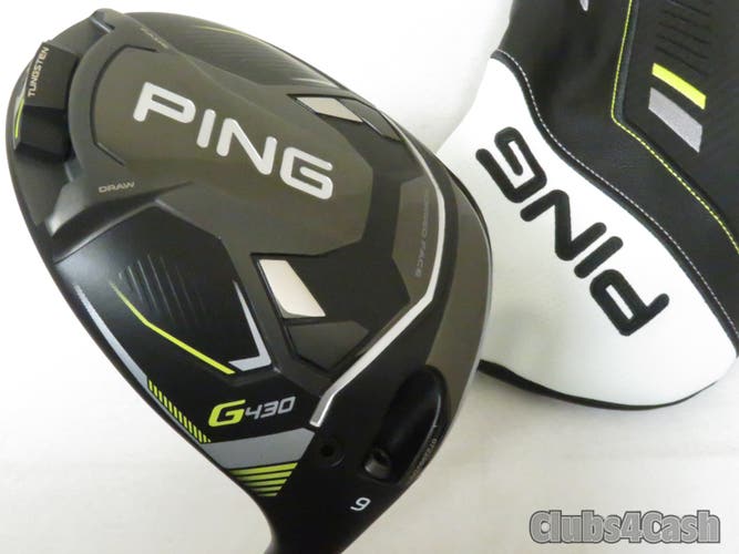 PING G430 MAX Driver 9 TOUR 2.0 Black 65 Stiff Flex +Cover  MINT