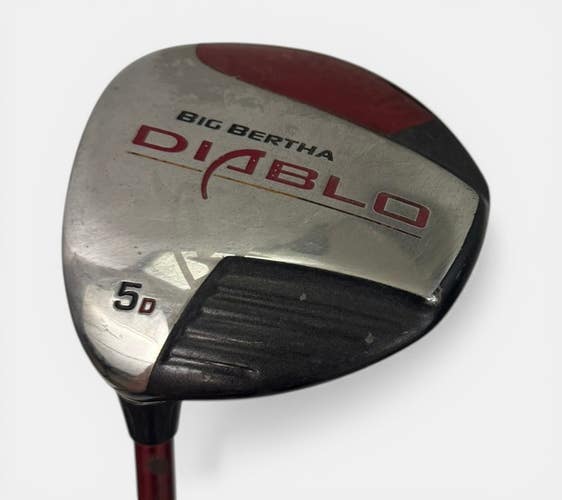 CALLAWAY Big Bertha DIABLO 5 D FAIRWAY WOOD LH A Senior Flex Graphite