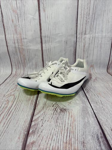 Nike Zoom Rival Sprint Track & Field Spikes White Blk FZ9663-102 Men's 9.5