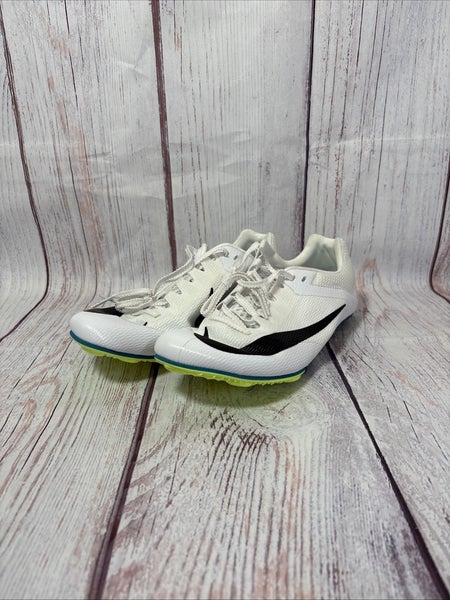Nike Zoom Rival Sprint Track & Field Spikes White Blk FZ9663-102 Men's 9.5