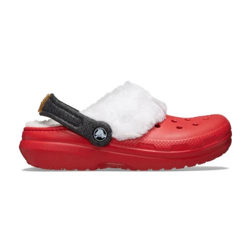 Crocs Classic Lined Santa 210933-6WE Clogs Men's 6 Red White Casual Shoes KFC656