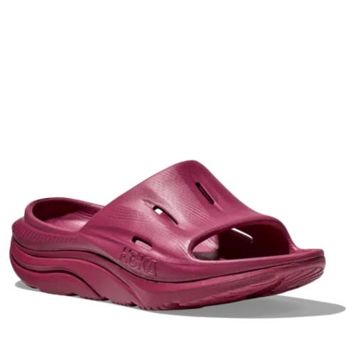 Hoka One One Ora Recovery Slide 3 1135061-BTRT Mens 12 Beet Root Sandals RHS7948