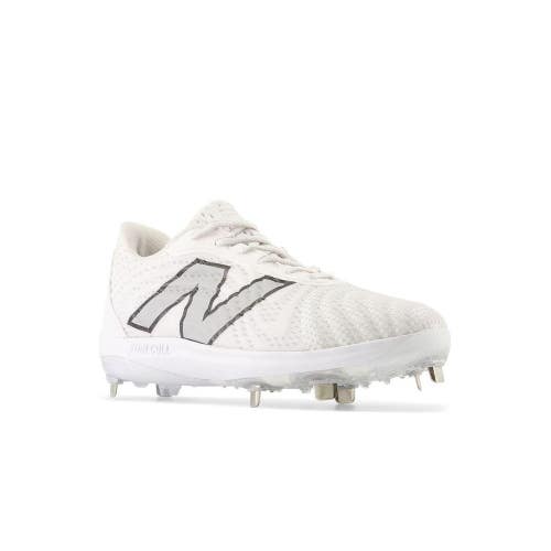 New Balance FuelCell 4040 V7 L4040TW7 Mens 9 Metal White Baseball Cleats RHS7822
