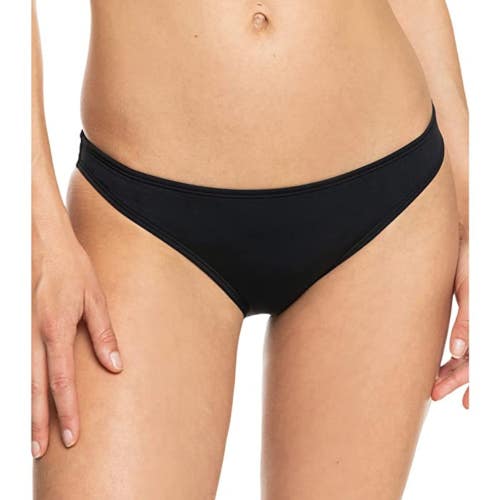Roxy Mod Bikini Bottom Women's Large Anthracite Stretch Beach Swimwear DSGL268