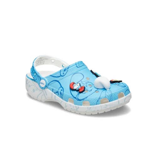 Crocs Classic Smurfs 210820-90H Clogs Mens 13 Blue Round Toe Casual Shoes KFC712