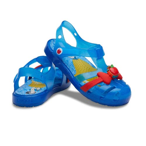 Crocs Snow White Isabella 209677-4JL Sandals Toddler US 8 Blue Fisherman VER1604