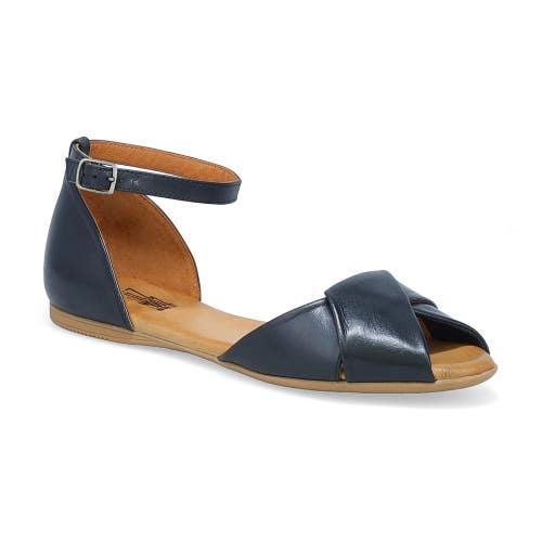 Miz Mooz Kendria Sandals Womens 8.5-9 Black Leather Ankle Strap Peep Toe VER1598