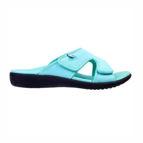 Spenco Kholo Brite SP1240 Sandals Women's 8 Wide Turquoise Arch Support JZZ1145
