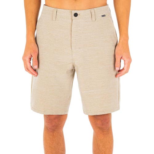 Hurley H2O-Dri Cutback Walkshorts Men's 30 Khaki Stretch Bermuda Casual DSGL129