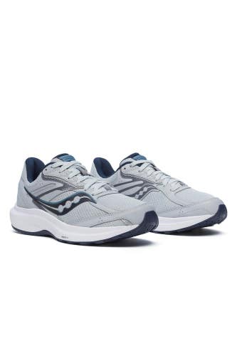 Saucony Cohesion 17 S20943-202 Sneakers Men's 10 Gray Navy Running Shoes RHS7825