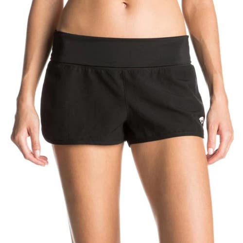 Roxy Endless Summer Board Shorts Women's Medium Black Stretch Swimwear DSGL215