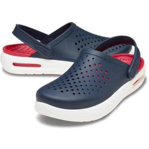 Crocs InMotion LiteRide 209964-410 Clogs Men's US 10 Navy Comfort Shoes KFC650