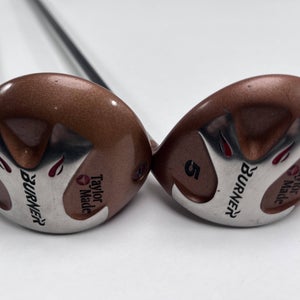 TaylorMade Burner 1994 3 & 5 Fairway Set 15* 18* Bubble R-80 Plus Regular RH