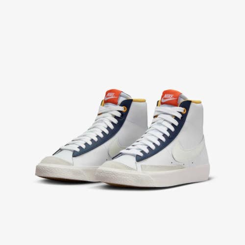 Nike Blazer Mid '77 FN6966-100 Kids US 6 White Leather Lifestyle Shoes RHS7916