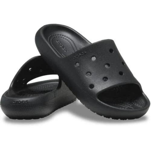 Crocs Classic 209422-001 Sandals Kids US C11 Black Comfort Slip On Slide KFC646