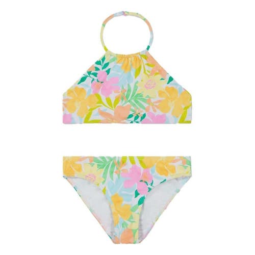 Billabong Sweet Aloha Bikini Set Girls 8 Salt Crystal Halter Swimwear DSGL189