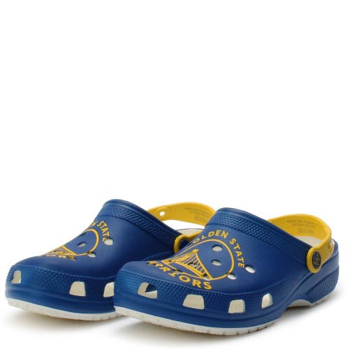 Crocs Classic NBA Golden State Warriors 209443-100 Clog Mens 7 Blue Shoes KFC653