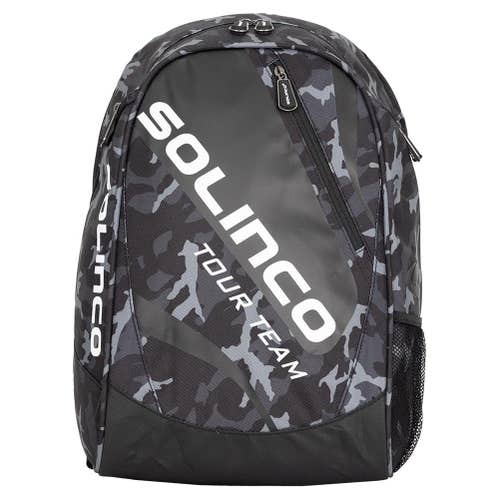 Solinco Black Camo Tennis Backpack