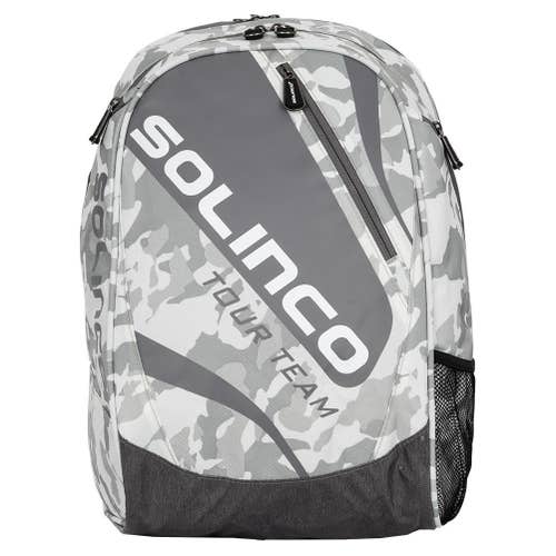 Solinco White Camo Tennis Backpack