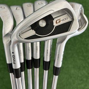 LH Ping G400 Iron Set 5-S / Ping AWT 2.0 Regular