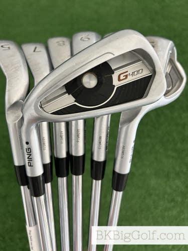 LH Ping G400 Iron Set 5-S / Ping AWT 2.0 Regular