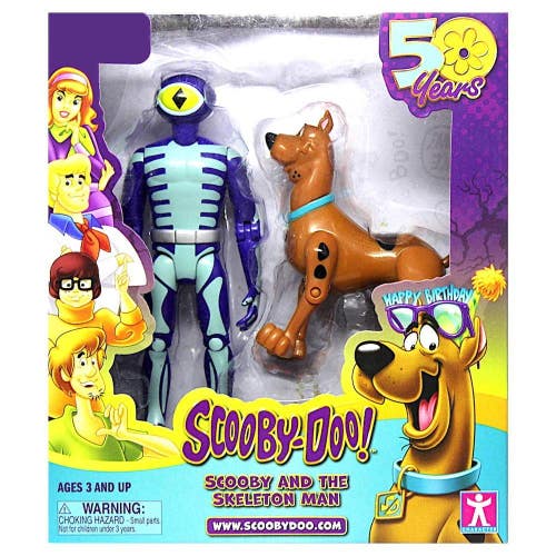 Scooby-Doo! 50th Anniversary Twin Figure Pack Exclusive - Scoob Skeleton Man