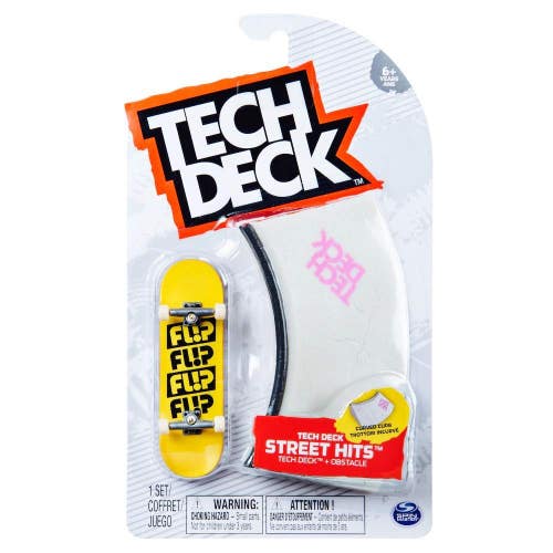 TECH DECK Flip Street Hits Skateboard with Curved Curb