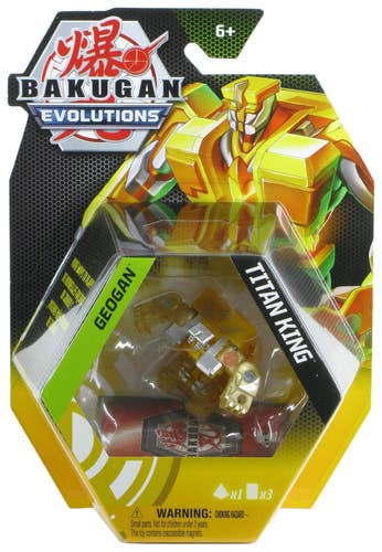 Bakugan Evolutions 2022 Aurelus Titan King Geogan Collectible Action Figure and