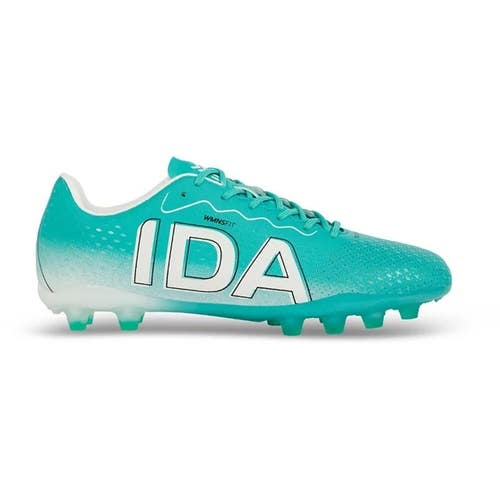 IDA Rise Club Women's 9.5 Turquoise Aqua Athletic Lace-Up FG Soccer Cleat UWU24