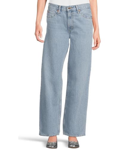 Levi's Premium Dad Jeans Women's 29X30 Blue Denim High Rise Straight Leg DDR470