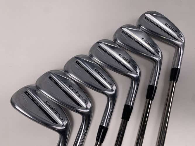 Cobra KING Tec X One Length 2025 Iron Set 6-PW+GW Recoil ESX F2 Senior RH - 37"