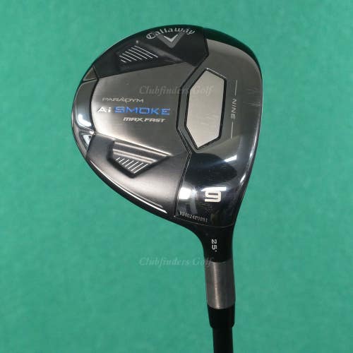 Callaway Paradym Ai Smoke Max Fast Fairway 25 9 Wood UST Graphite Regular w/ HC