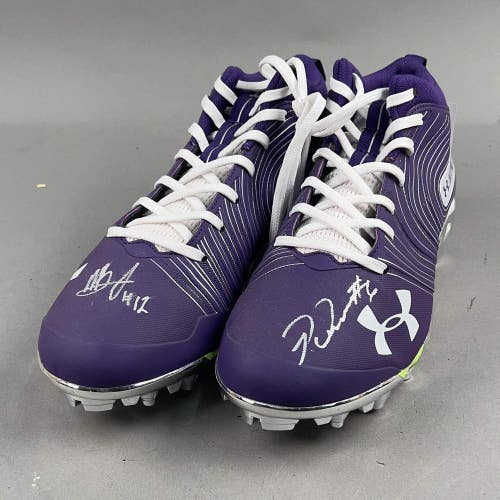 Under Armour Nitro Mid MC Signed by Patrick Queen #6 and Anthony Brown #12 Size