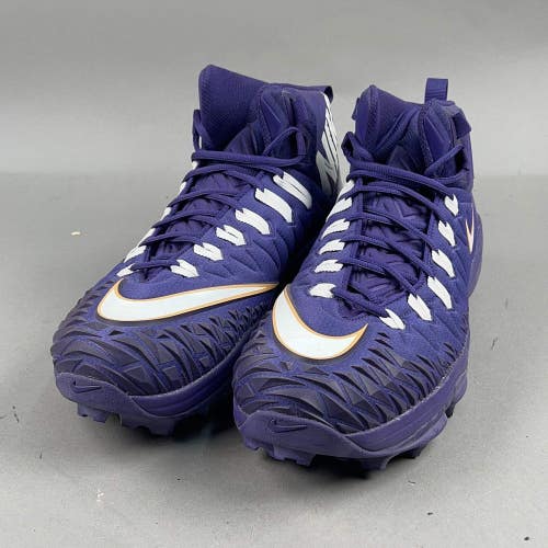 Nike Force Savage Pro Shark Signed by Patrick Queen #6 and Anthony Brown #12 Siz