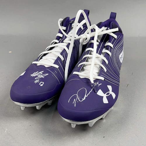 Under Armour Nitro Mid MC Signed by Patrick Queen #6 and Anthony Brown #12 Size