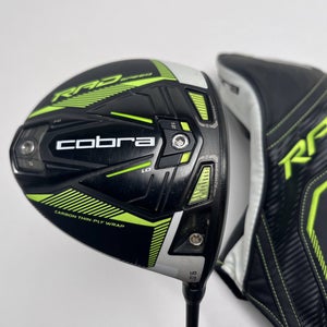 Cobra RAD Speed Driver 9* Fujikura Motore X F1 6-X Extra Stiff RH HC -1/2''