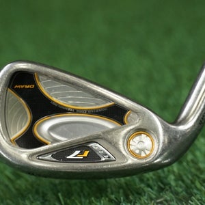 TaylorMade r7 Draw 6 Iron T-Step 90 Stiff Flex Steel Shaft Left Handed LH