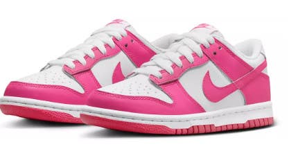 Size 4Y - Nike Dunk Low Laser Fuchsia GS ( NO BOX) FB9109-102