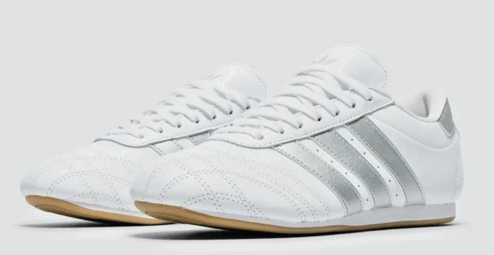 Size 8.5 - Adidas Taekwondo Women's Lace White Silver Metallic JS1192