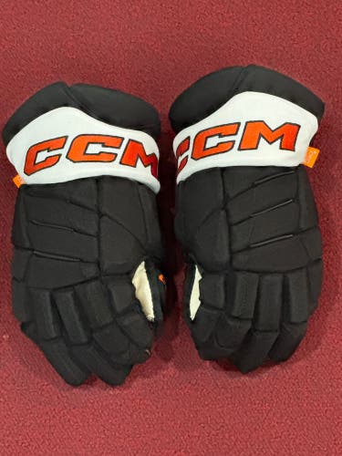Philadelphia Flyers CCM HGPJSPP Gloves 15" Pro Stock Item#LH153