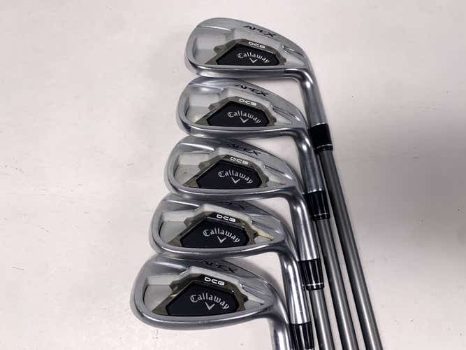 Callaway Apex DCB 21 Iron Set 7-PW+AW Catalyst 5.5 65g Regular Graphite Mens RH