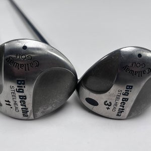 Callaway Steelhead Driver & 3 Fairway Wood Set 11*  Ladies Gems 99 RH DENT