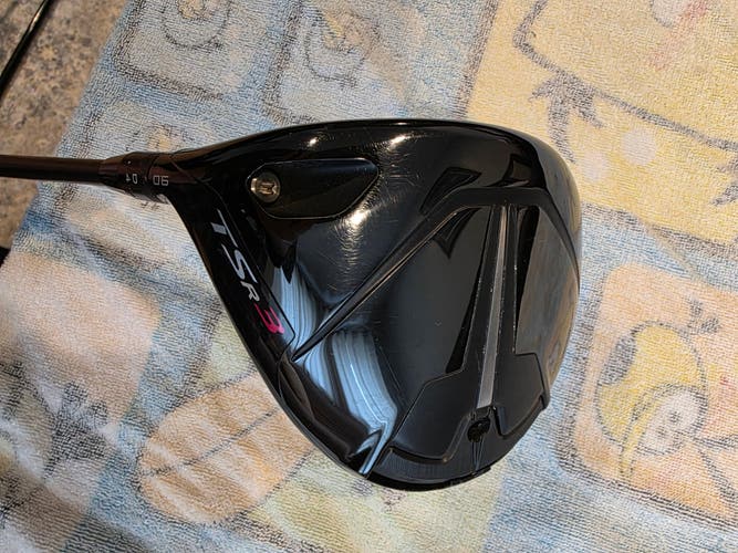 LEFT HAND TITLEIST TSR3 1-WOOD DRIVER 9* GRAPHITE TENSEI BLACK 1K 65G STIFF