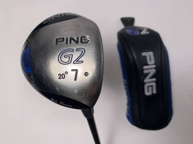 Ping G2 7 Fairway Wood 20* TFC100 Stiff Graphite Mens RH HC Midsize Grip
