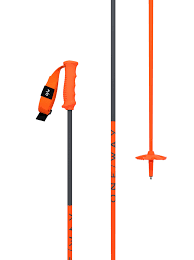 NEW One Way FR 13 Comp Skis Poles (Grey/Flame) 135cm