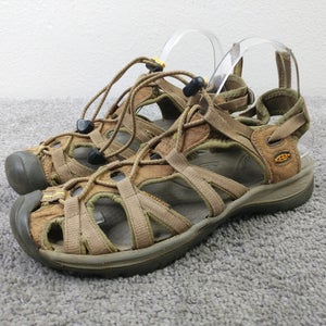 Keen Whisper Kids Size 7 Sandals Brown Bungee Cord Water Shoes Slingback