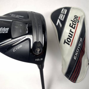 Tour Edge Exotics C725 Driver 10.5* HZRDUS 6.0 Black Gen 5 60g Stiff RH HC