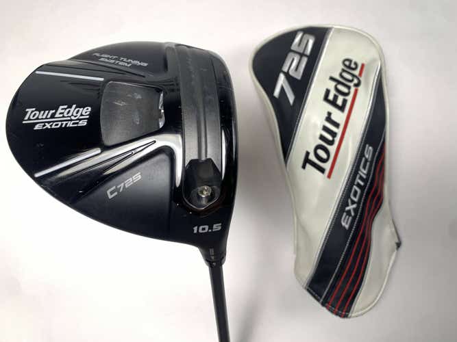 Tour Edge Exotics C725 Driver 10.5* HZRDUS 6.0 Black Gen 5 60g Stiff RH HC