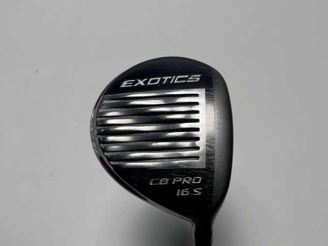 Tour Edge CB Pro Limited Edition 3 Fairway 16.5* Fujikura Speeder 661 Stiff RH
