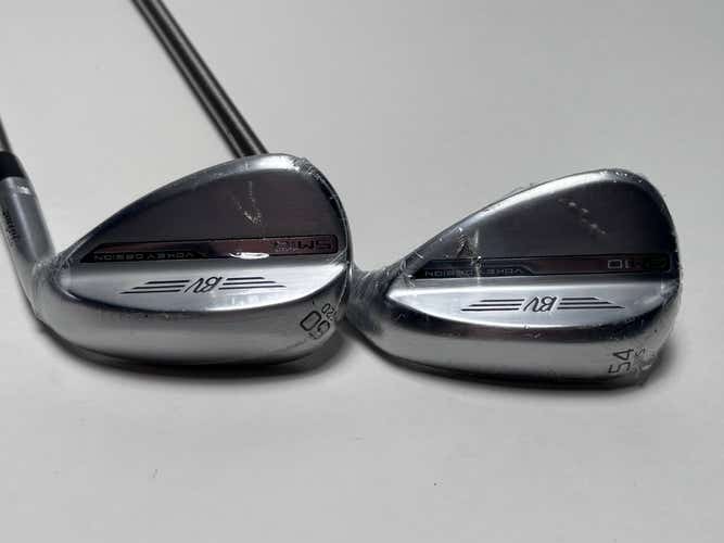 Titleist Vokey SM10 Tour Chrome Wedge Set 54* 10 60* 12 SteelFiber Stiff RH NEW